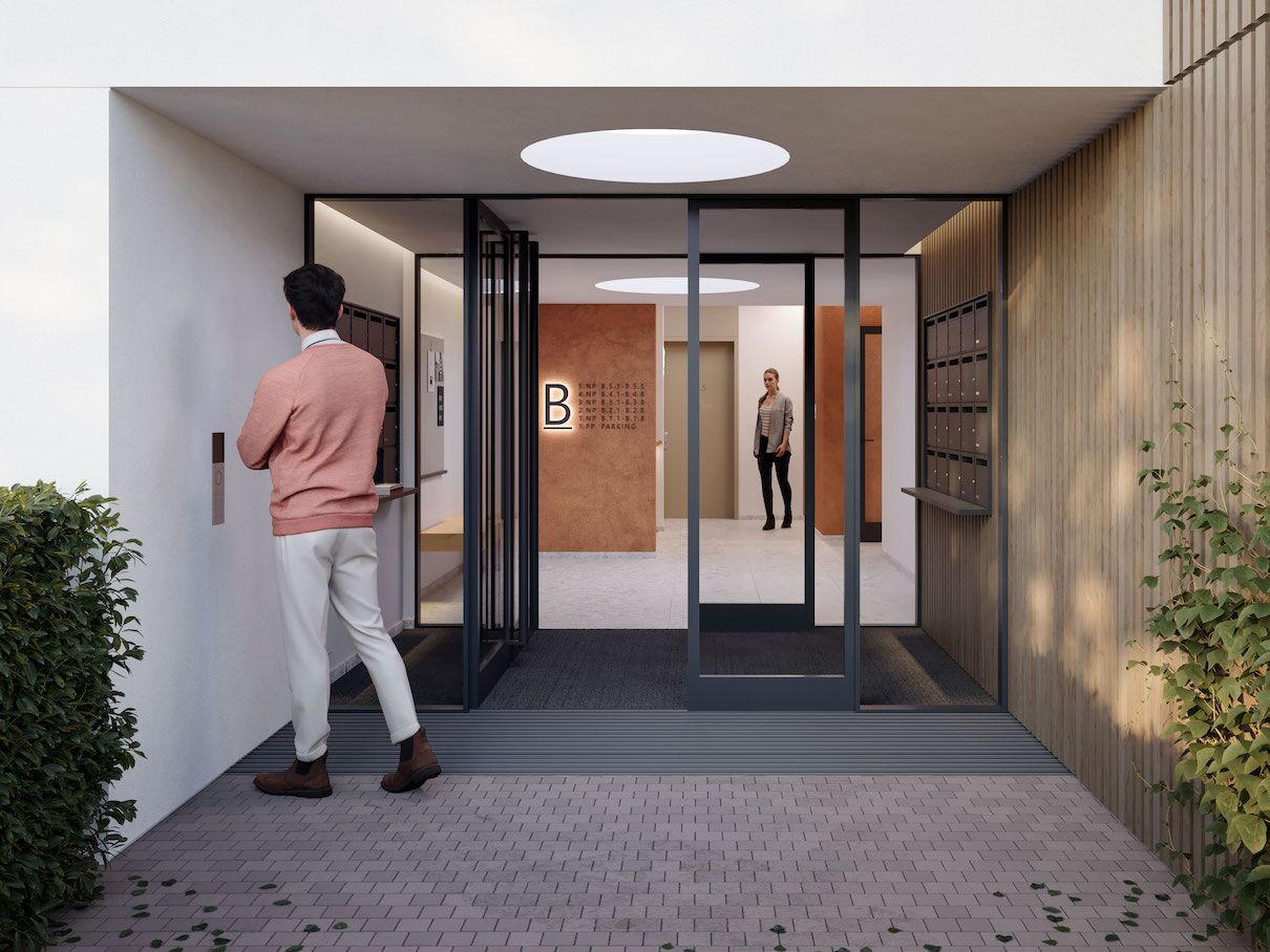 Residential project – entrance