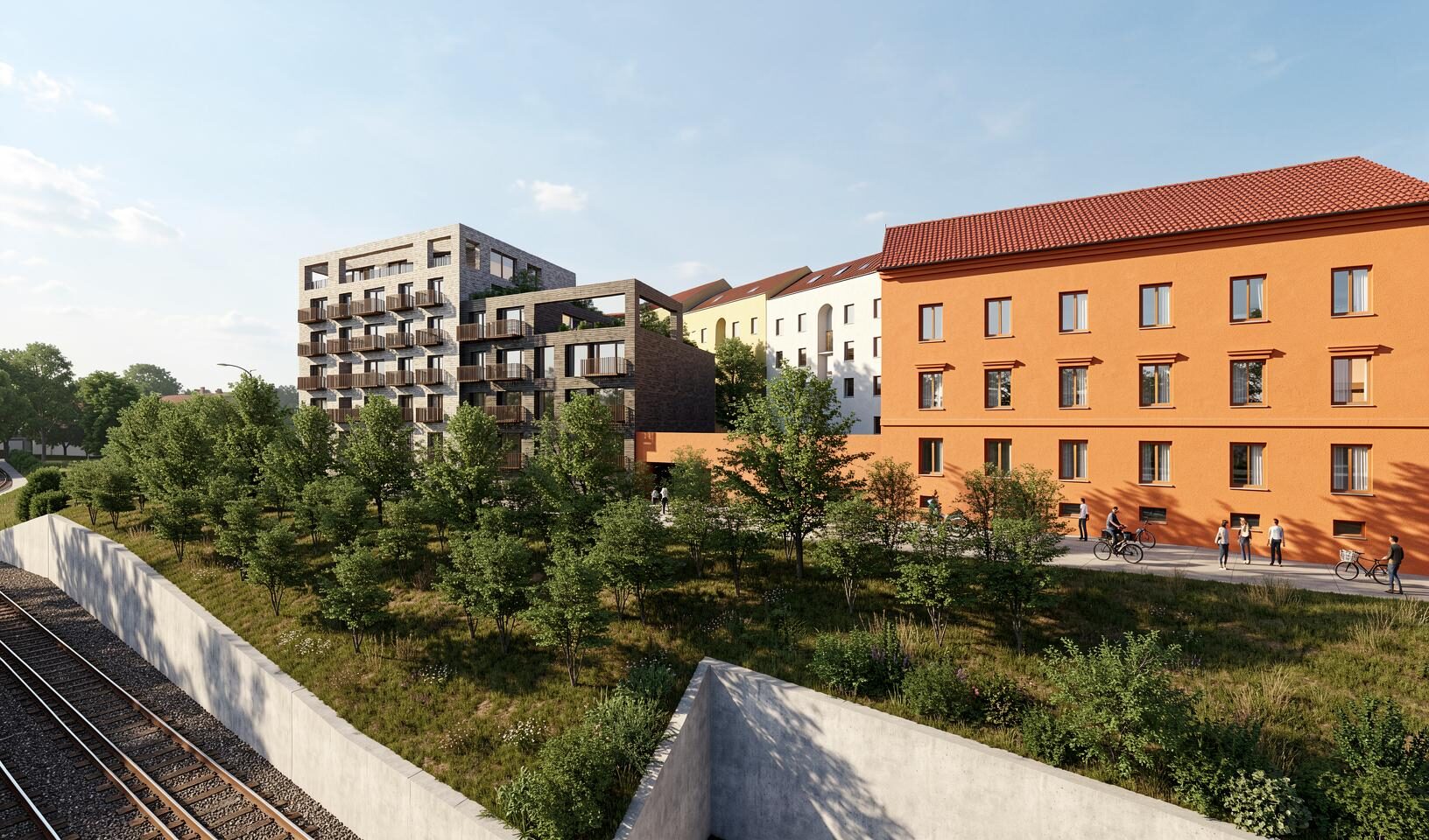 Residential project Prague 3 – visualisation