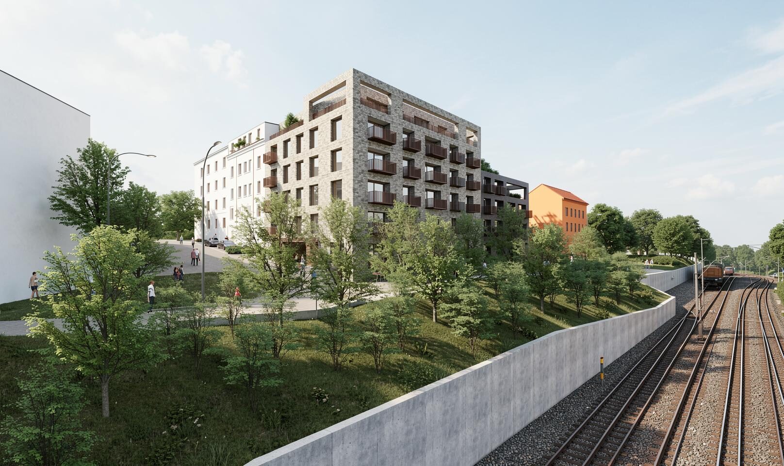 Residential project Prague 3 – overall view