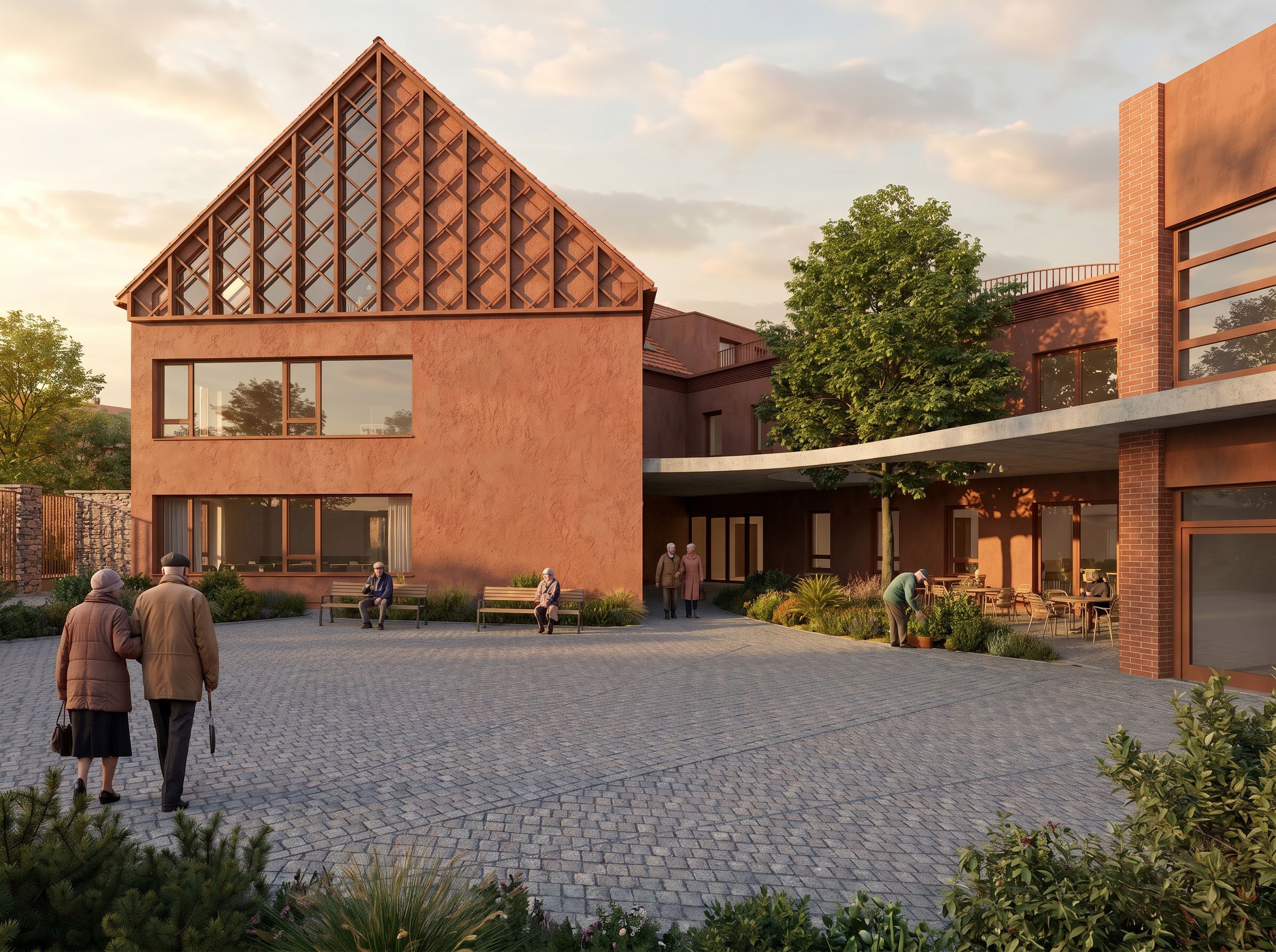Senior Centrum Zboží – pohled z nádvoří