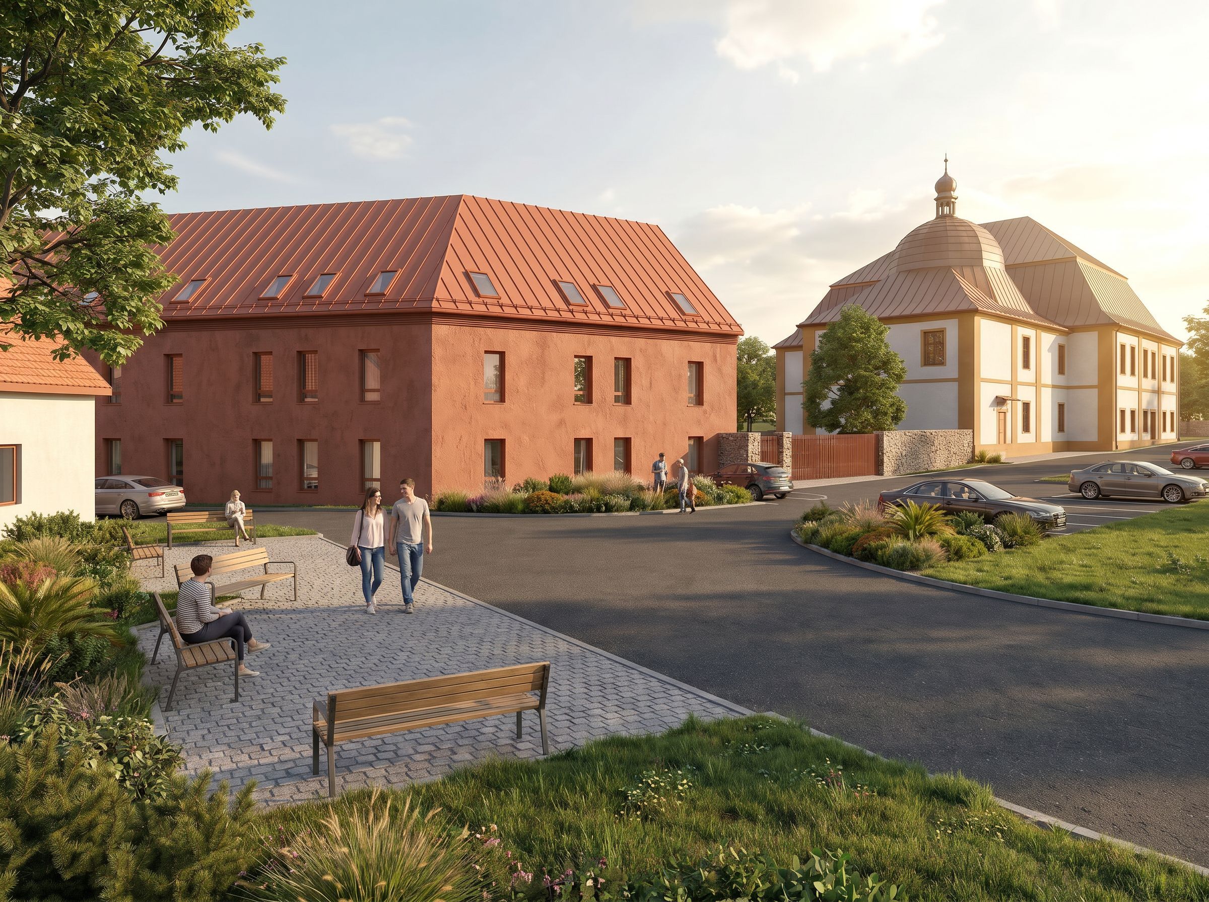 Senior Centrum Zboží – přístavba vedle kaple
