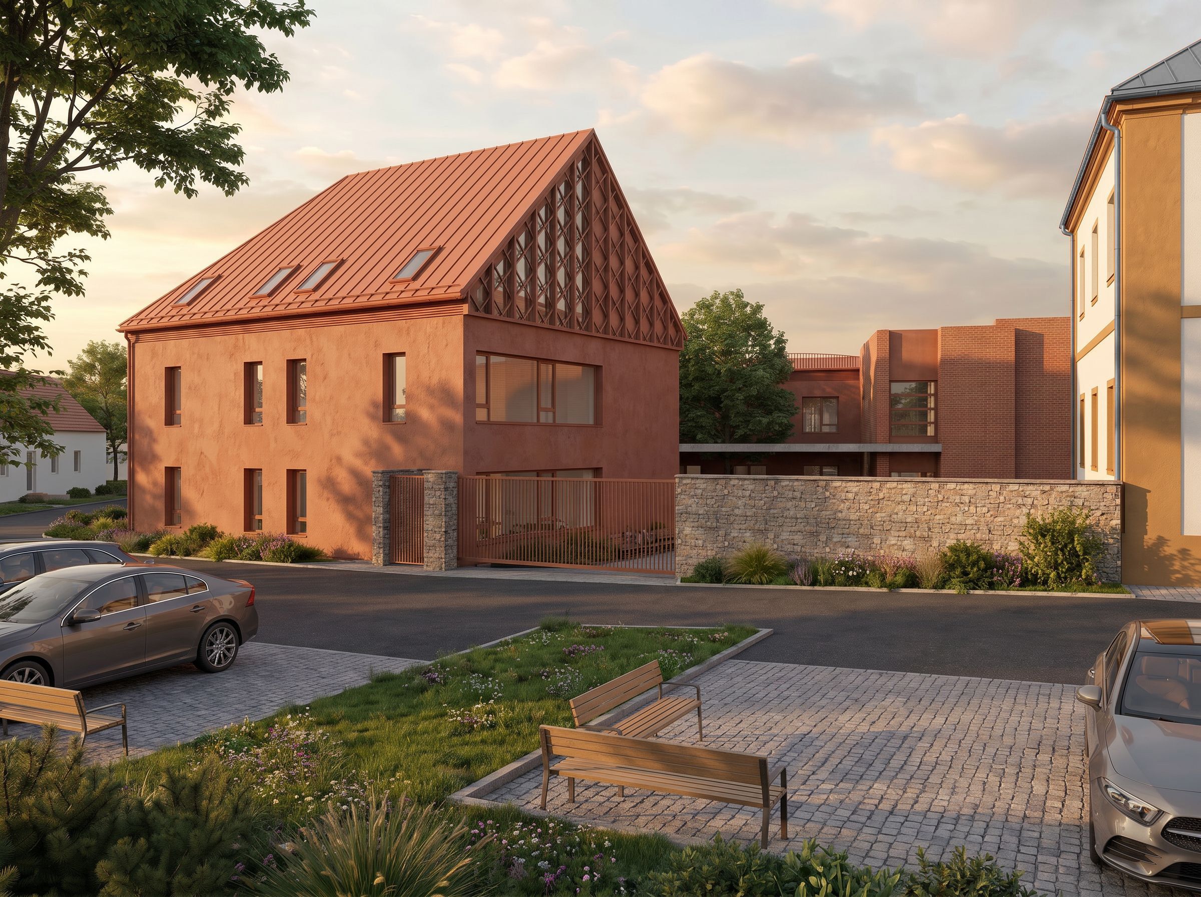Senior Centrum Zboží – pohled od příjezdu