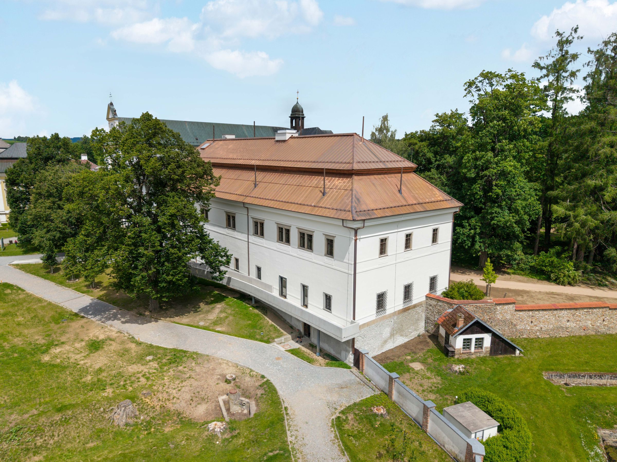 KKC Žďár nad Sázavou – letecký pohled