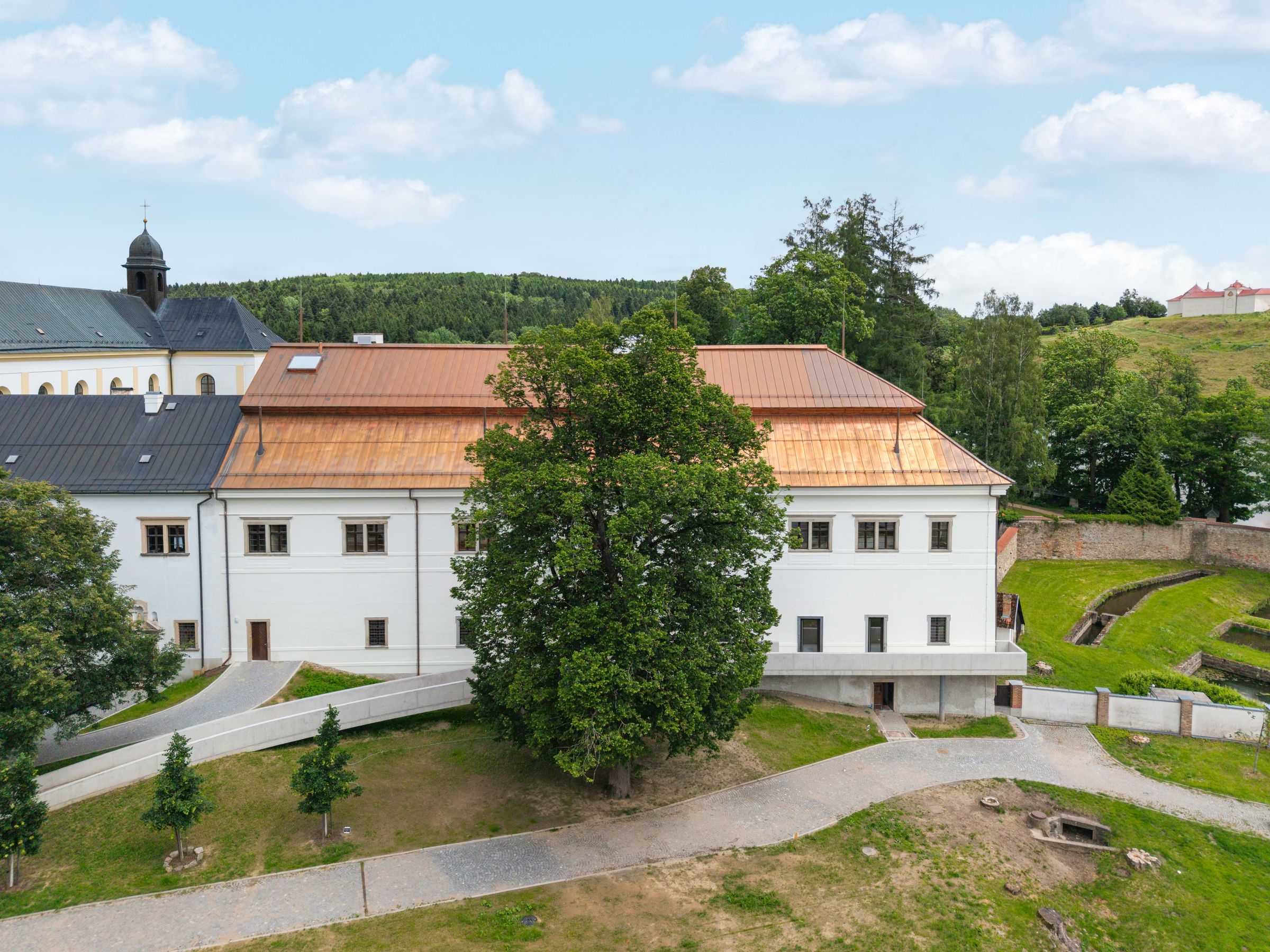 KKC Žďár nad Sázavou – letecký pohled