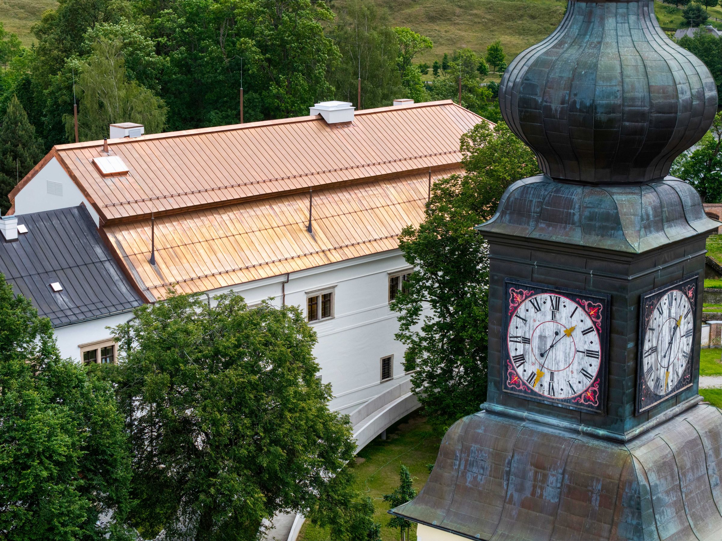 KKC Žďár nad Sázavou – letecký pohled