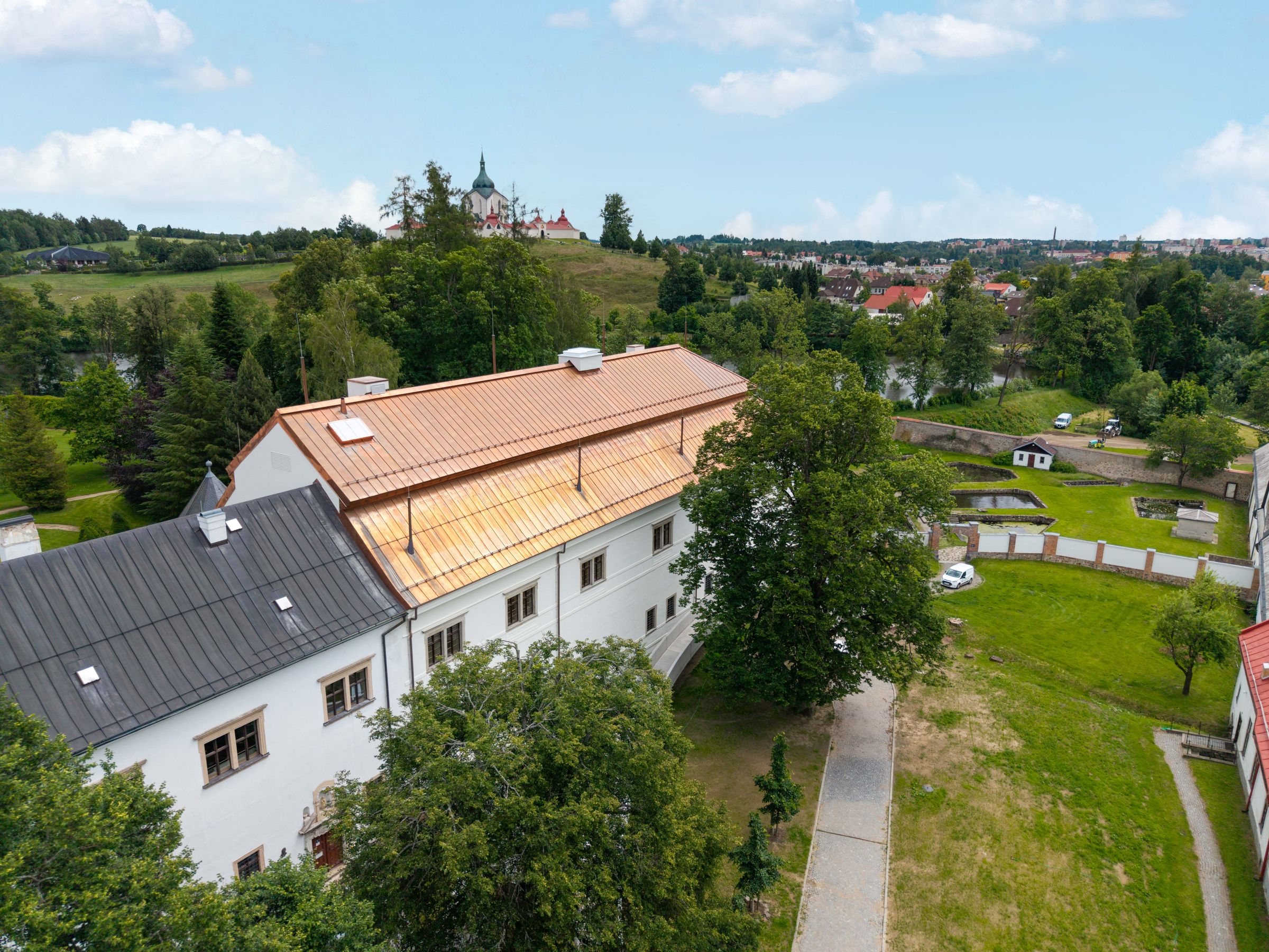 KKC Žďár nad Sázavou – letecký pohled