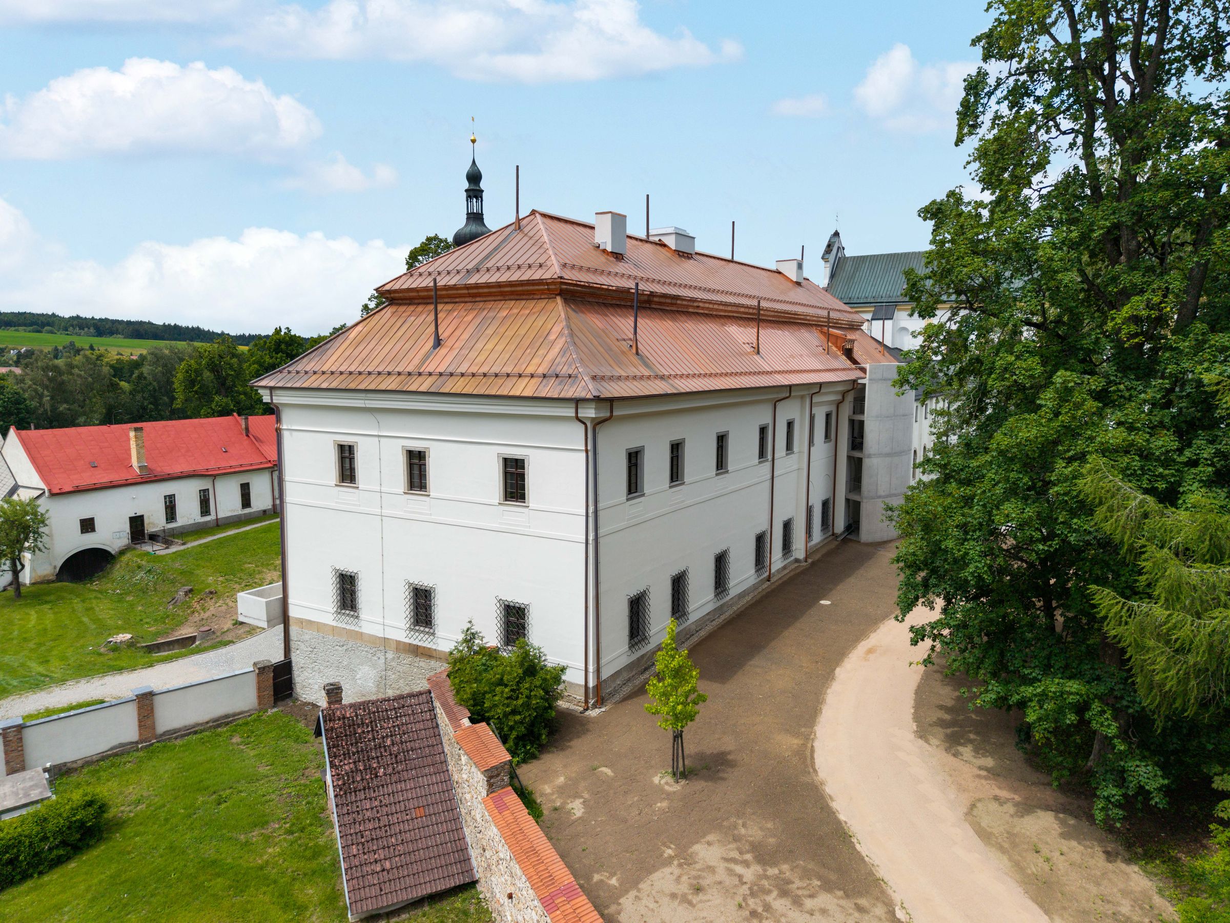 KKC Žďár nad Sázavou – letecký pohled