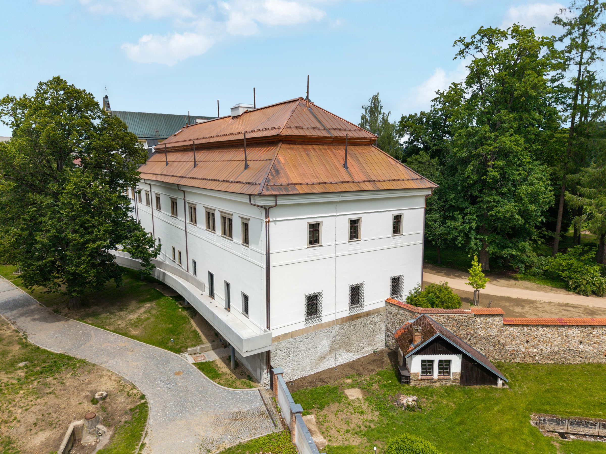 KKC Žďár nad Sázavou – letecký pohled