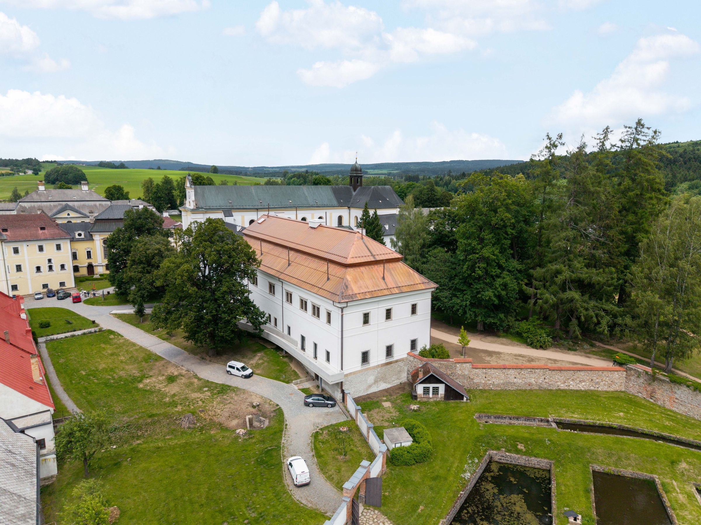 KKC Žďár nad Sázavou – letecký pohled