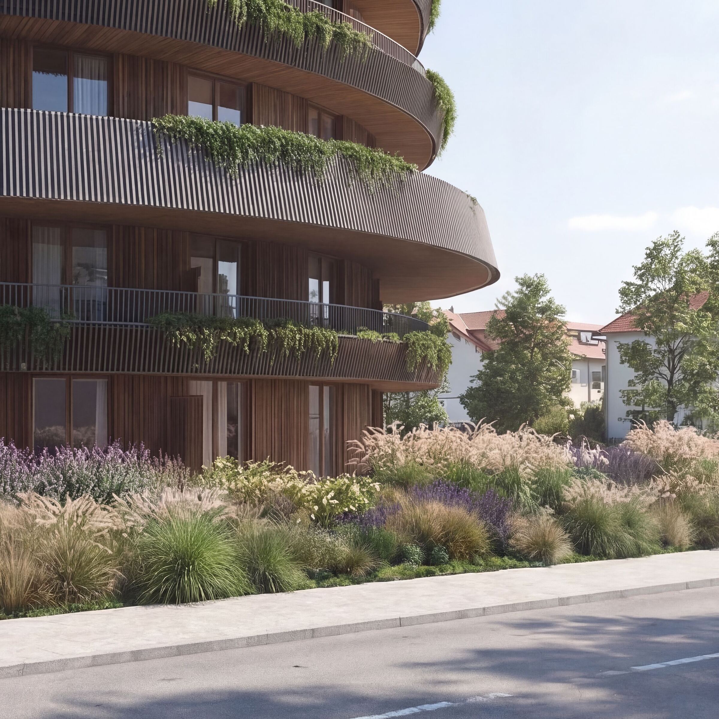 Nové Řepy – mixed-use residential building in Prague 17