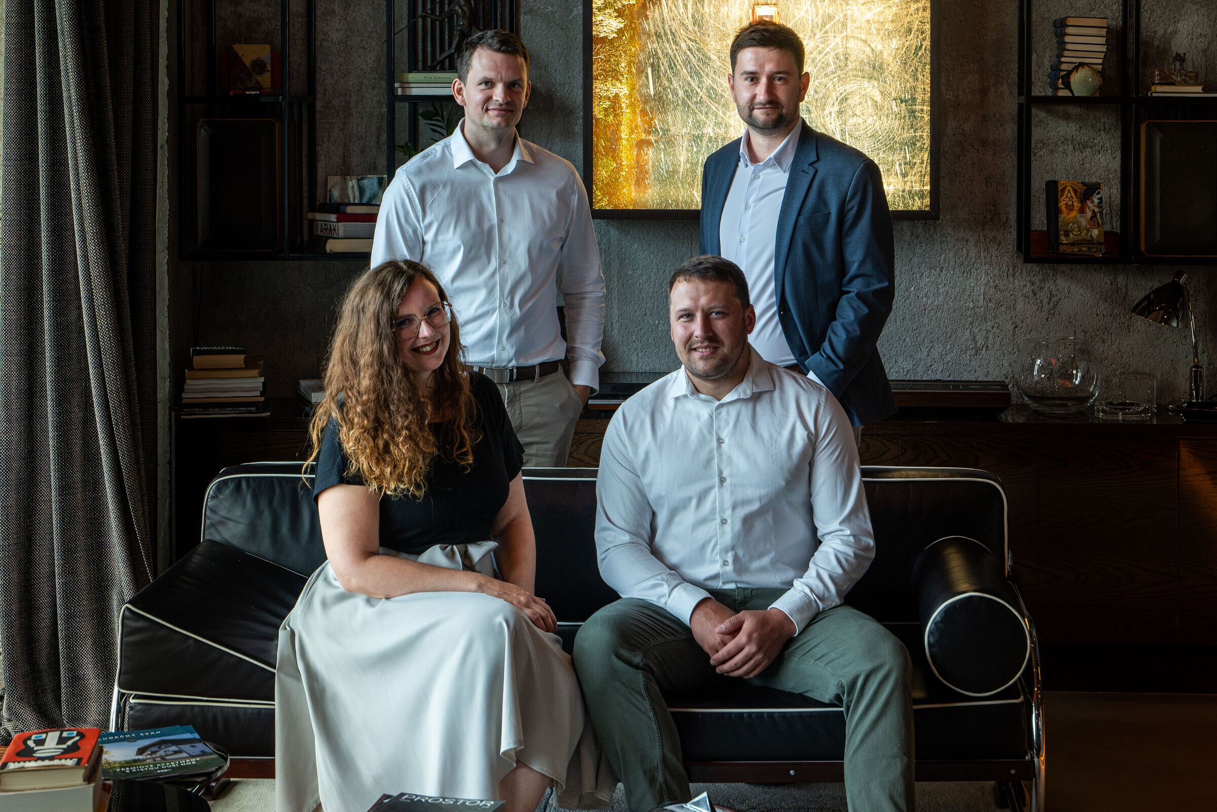 Partneři ONN Architects – Tereza Petříková, Petr Weigl, Štěpán Dupal a Ondřej Šimša